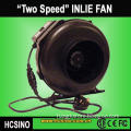 Two Speed Plastic Centrifugal Inline Duct Exhaust Motor Fan Blower (HCEU-D)